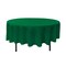 90 Inch Round Tablecloth Polyester Poplin Wrinkle Resistant Stain Resistant